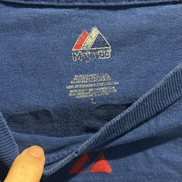 Atlanta Braves Retro Dale Murphy Short Sleeve Blue Majestic - Picture 3 of 4